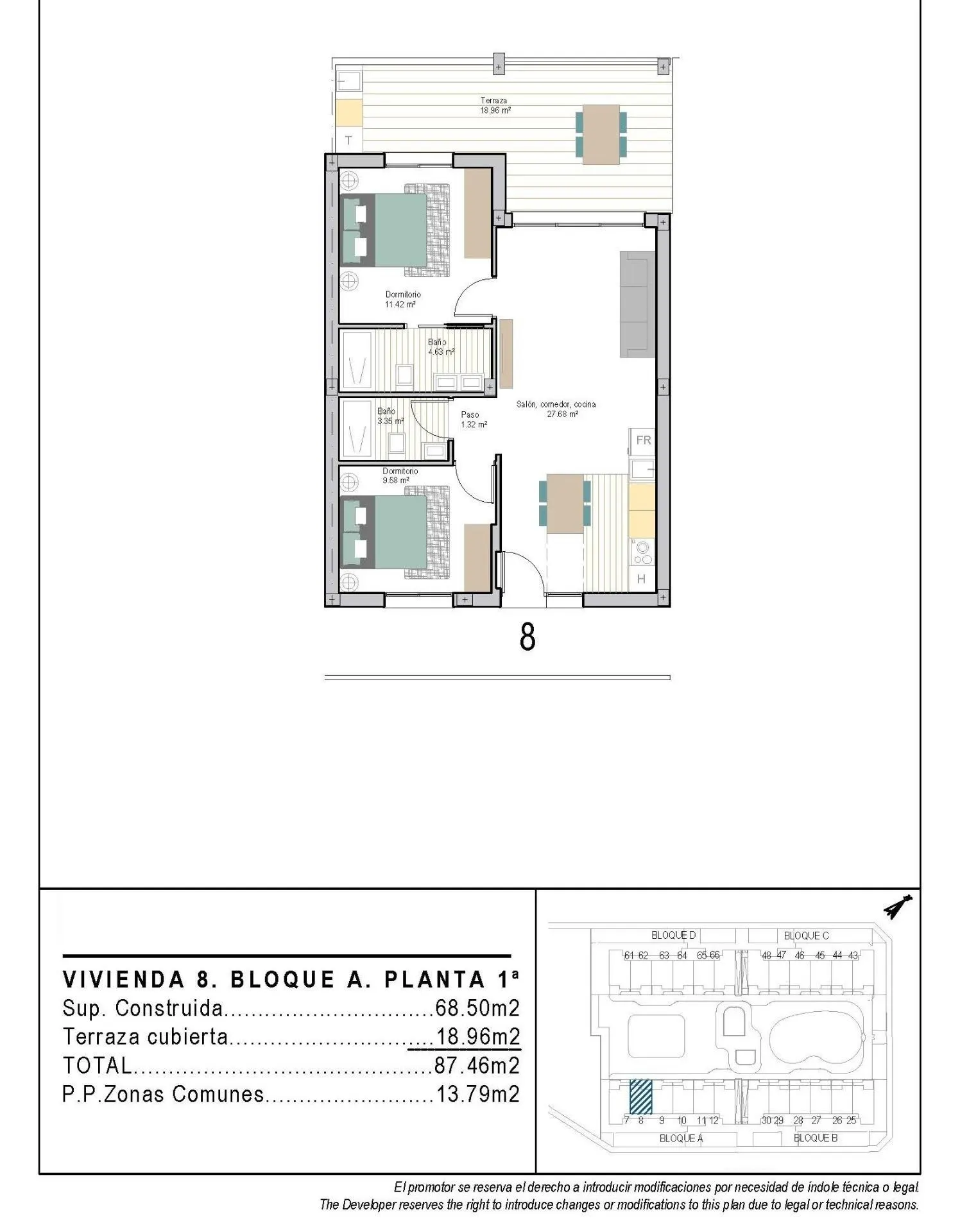 Huoneisto, Torre Pacheco — LVC-100352, kuva 22